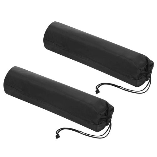 PATIKIL 18 Inch Ultra Mini Chair Replacement Bag, 2 Pack Nylon Foldable Tripod Carry Bag Storage Bag with Shoulder Strap for Outdoor Travel, Black