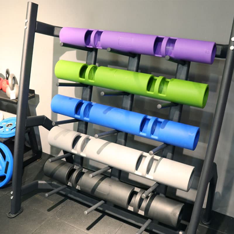 10kg Fitness Tube Portable Durable Training Rubber Weight Bar Weight Bearing Fitness TPR Barrel for Loaded Movement Training