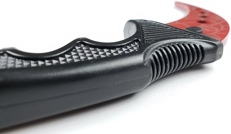 Falcon 7.5" Tactical Fixed Blade Training, No Edge. For Training Purpose Only (Black)