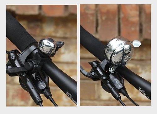 Mrchrogge Premium Copper Bike Bell，90dB Loud Sound, Non-Slip Finger Paddle, Universal Handlebar Fit，Bicycle Bell Bike Supply Scooter for Bike for Adults Road Bike Bells Bike Ring Bells Adult Scooter