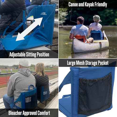 ALPS Mountaineering Weekender Camp Seat, One Size, Charcoal/Blue - New