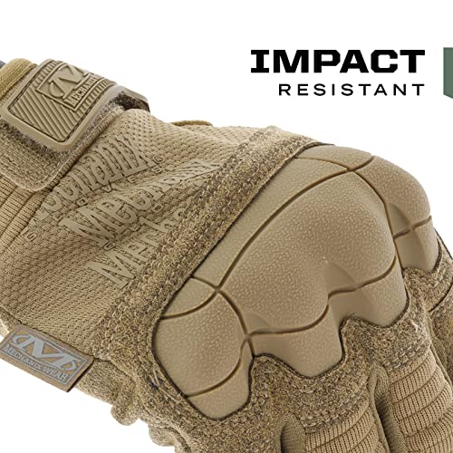 Mechanix Wear M-Pact 3 Tactical Work Gloves - Medium, Coyote Brown, Touchscreen