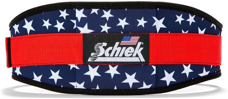 Schiek Sports 2006 Nylon 6 Inches Weight Lifting Belt - Support Belt for Power Lifting