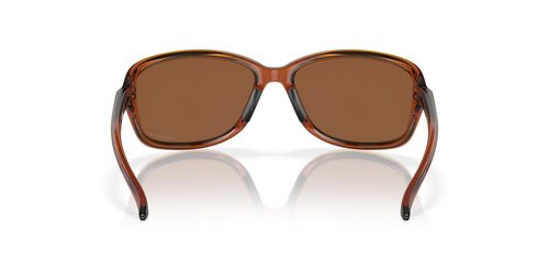 Oakley Women's OO9301 Cohort Rectangular Sunglasses, Dark Amber/Prizm Tungsten Polarized, 62 mm