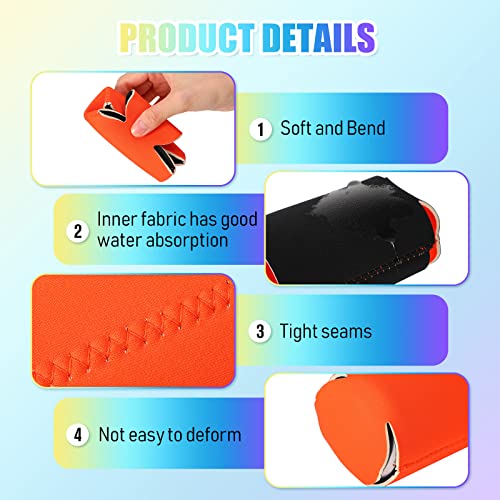100 Pack Insulated Drink Cooler Sleeves - Simple Style, Vivid Colors, Reusable Collapsible Beer Can & Bottle Coolers