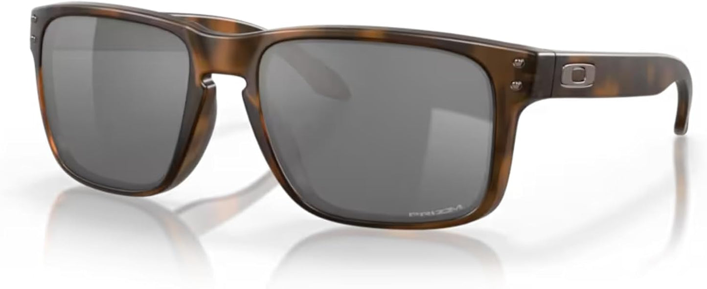 OAKLEY Holbrook OO9102 Square Sunglasses for Men+ Bundle Accessory Leash Kit, Microfiber Pouch
