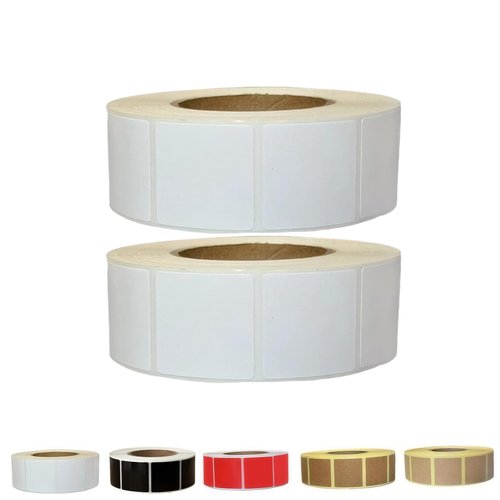 Chardime Target Pasters 1 Inch 2 Rolls 2000 Pieces-Target Stickers for Shooting Range，Target Pasters for Shooting(White)
