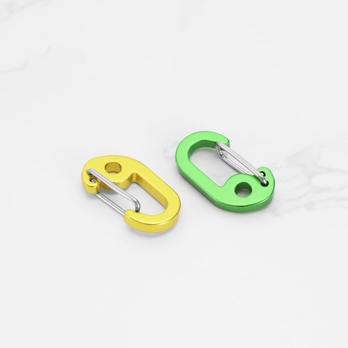 LT Easiyl 4 Sets Mini Carabiners Aluminum Alloy Keyring Clips D Ring Carabiner Spring Buckle Carabiner for Camping Fishing Hiking Traveling Sports Outdoors
