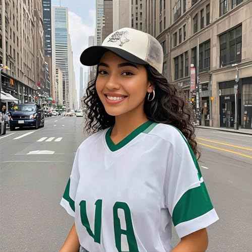 Funny Goose Hat Silly Goose On The Loose Trucker Hat Women Vintage Mesh Cap for Summer