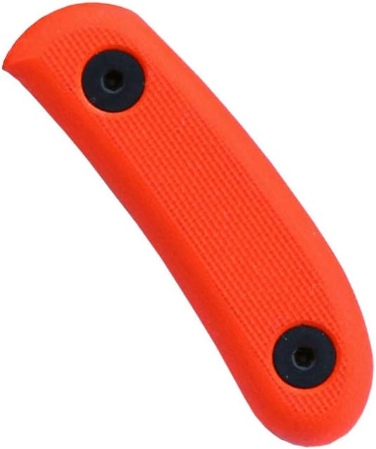 ESEE Candiru Knife Handle Scales, Compatible with Fixed Blade Hunting Knife, Camping Knives Grip Upgrade for Survival, Tactical, Hiking & Outdoor Use, Cool Gifts for Men (Orange G10)