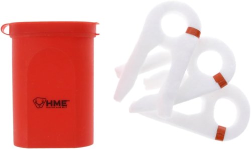 HME Big Dipper Container | Highly-Effective Versatile Multiple-Use Combo of 3 Big Dipper Scent Wicks with Reflective Bands & Seal-Tite Resealable Container