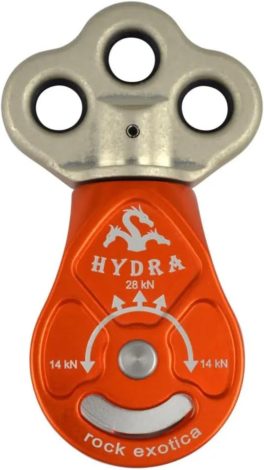 Rock Exotica Machined Pulley – High-Strength CNC-Milled Pulley for Climbing, Rescue & Rigging – Compact, Lightweight, and Snag-Free Design