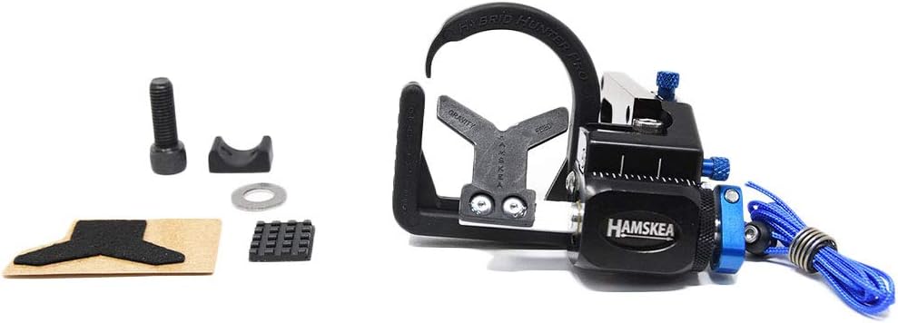 HAMSKEA ARCHERY SOLUTIONS Hybrid Hunter Pro Micro Tune/Drop Away Recurve Compound Arrow Rest for Bowhunting