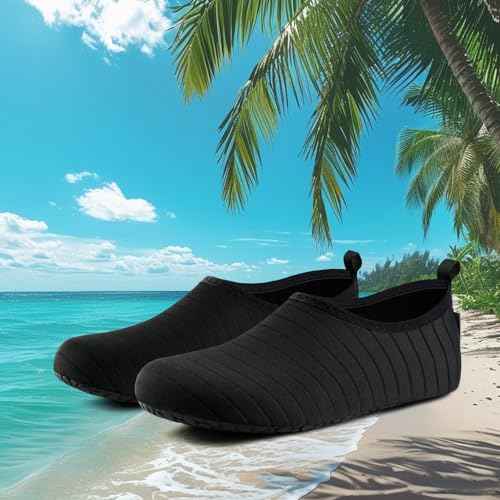 VIFUUR Water Sports Shoes Barefoot Quick-Dry Aqua Yoga Socks Slip-on for Men Women