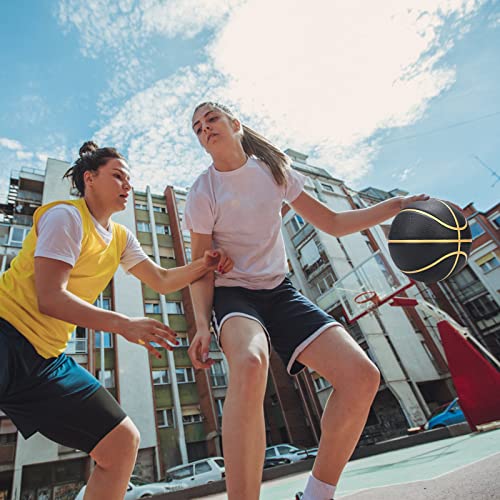 Size 5 Rubber Basketball for Indoor Outdoor Play - Youth & Adult Sports Equipment