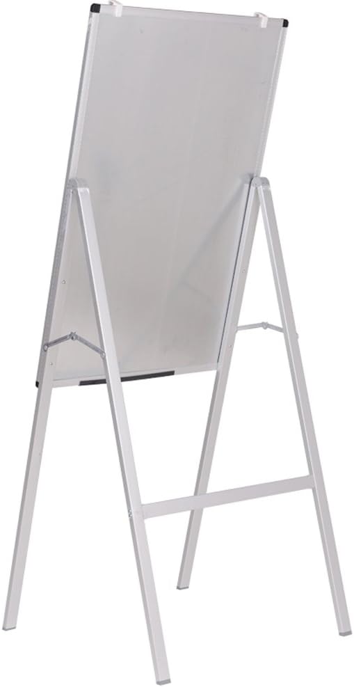 VIZ-PRO Melamine H-Stand Whiteboard/Adjustable Dry Erase Easel,24 x 36 Inches