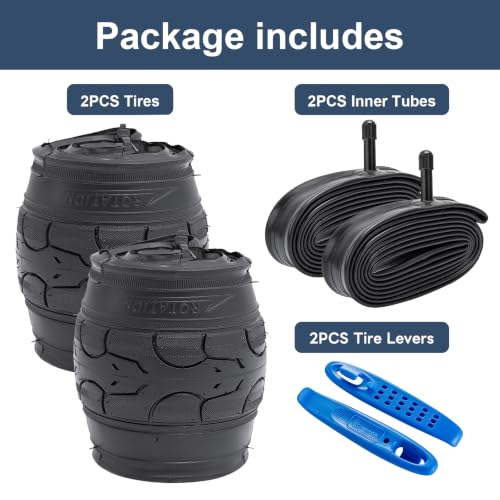 Black 20x1.50 Bike Tires - Folding Replacement Bicycle Tires