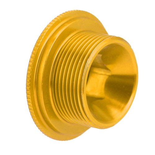 Ymiko Crankset Arm Bolt, 105 Crank end and Spare Parts Bolt dust Covers Gold crankset m20 Bolts 2 Fixing Tension ii preload m582 arm Cycling Screw (Gold)