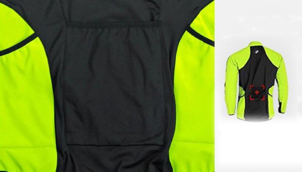 sponeed Men's Windproof Jackets Cycling Fleece Coat Shirts Winter Thermal Snowing Running Tops Bike Overcoats