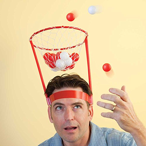 Mini Basketball Hoop for Head Play Office Party Game Stress Relief