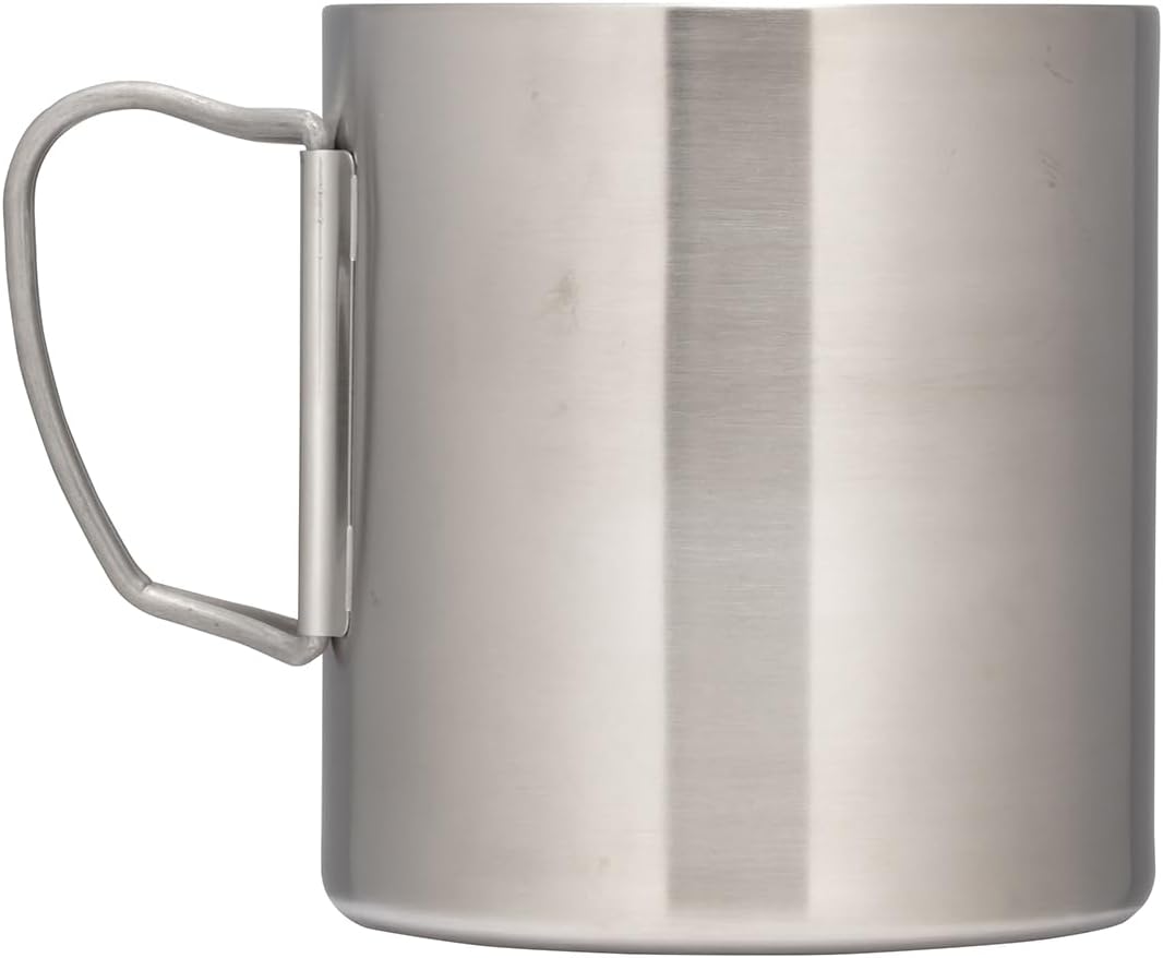 Snow Peak 300ml Double Wall Titanium Insulated Camping Mug - Lightweight & Durable