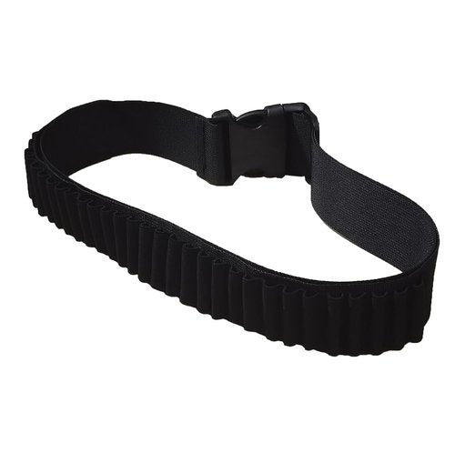 Hunting Ammo Waist Belt Shoulder Strap 30 Round Rifle Bullet Belt (Black)