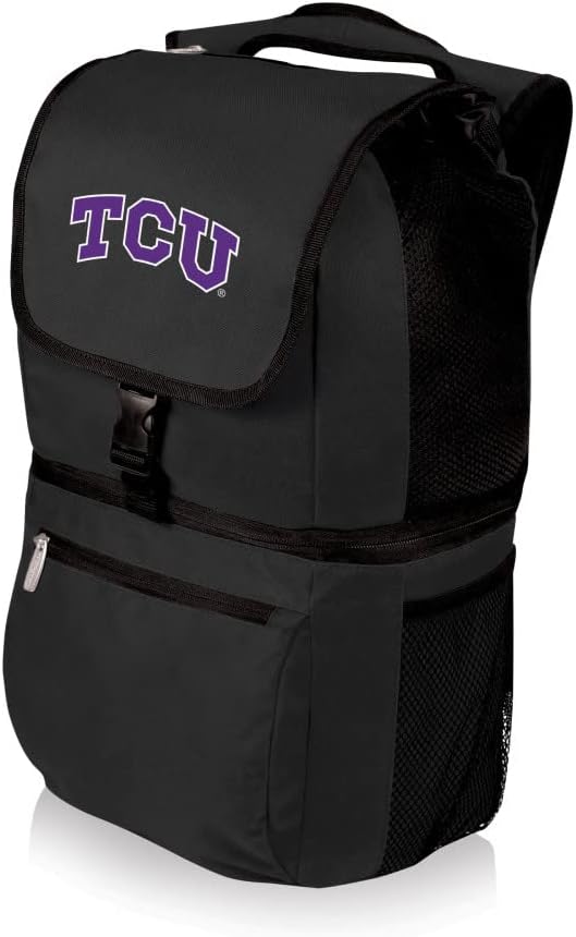 PICNIC TIME NCAA North Carolina Tar Heels Zuma Backpack Cooler - Soft Cooler Backpack - Lunch Cooler, (Black)