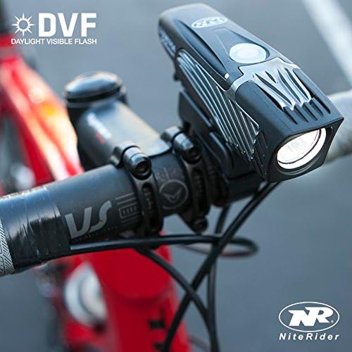 NiteRider Lumina 1100 Boost USB Rechargeable MTB Road Commuter LED Bike Light Powerful Lumens Water Resistant Bicycle Headlight, LED Front Light Easy to Install Cycling Safety , Black