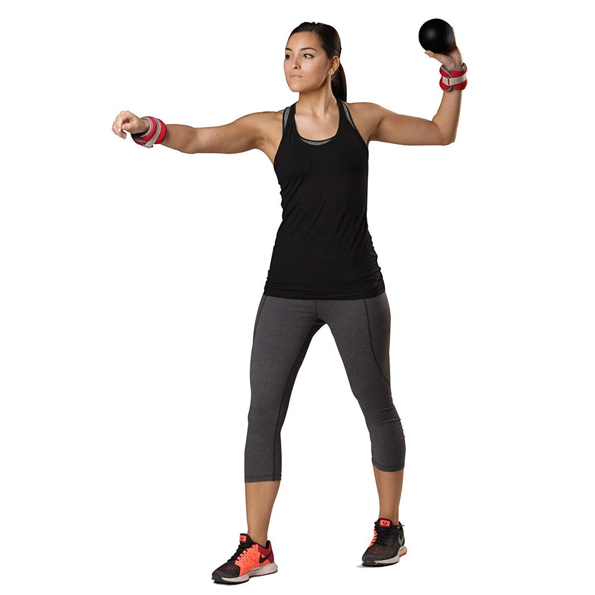 THERABAND Soft Weight, 4.5" Diameter, Weighted Balls for Baseball, Weighted Balls for Softball, Hand Held Ball Shaped Isotonic, Shoulder Strength, Rotator Cuff & Throwing Trainer, Assorted Set of 6
