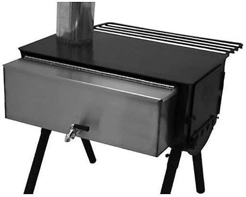 Camp Chef Cylinder Stove CS14 Water Tank Accessory with Brass Valve