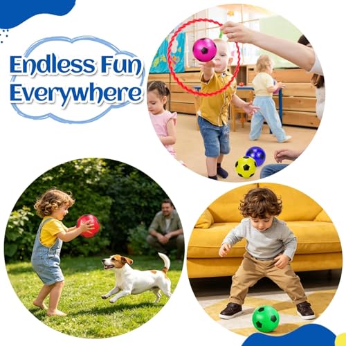 Mini Soccer Balls for Kids - 12 Pack Colorful Soccer Toys with Pump - Party Favors