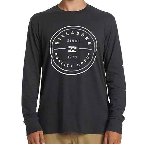 Billabong Big and Tall Long Sleeve T Shirts for Men - Cotton Graphic Tee Shirts