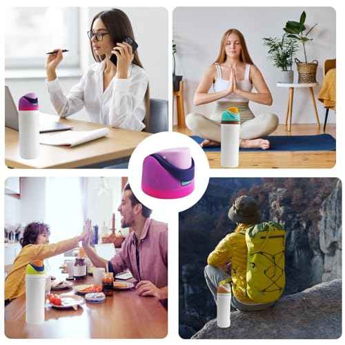 Replacement Cap for Owala Freesip,One Button Water Bottle Top Lid Compatible with Owala Cup 16oz 24oz 32oz 40oz, BPA-Free Replacement Lid Accessory for Owala Free Sip
