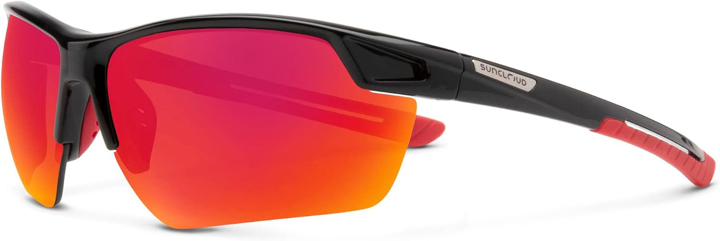 Suncloud Contender Polarized Cat-Eye Sunglasses – 100% UV Protection – Comfortable Fit, Trendy Design – for Men & Women