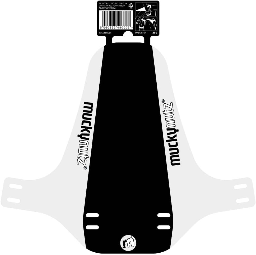 Mucky Nutz Face Fender XL, Black, Stainless Steel, Mountain Bike, Front
