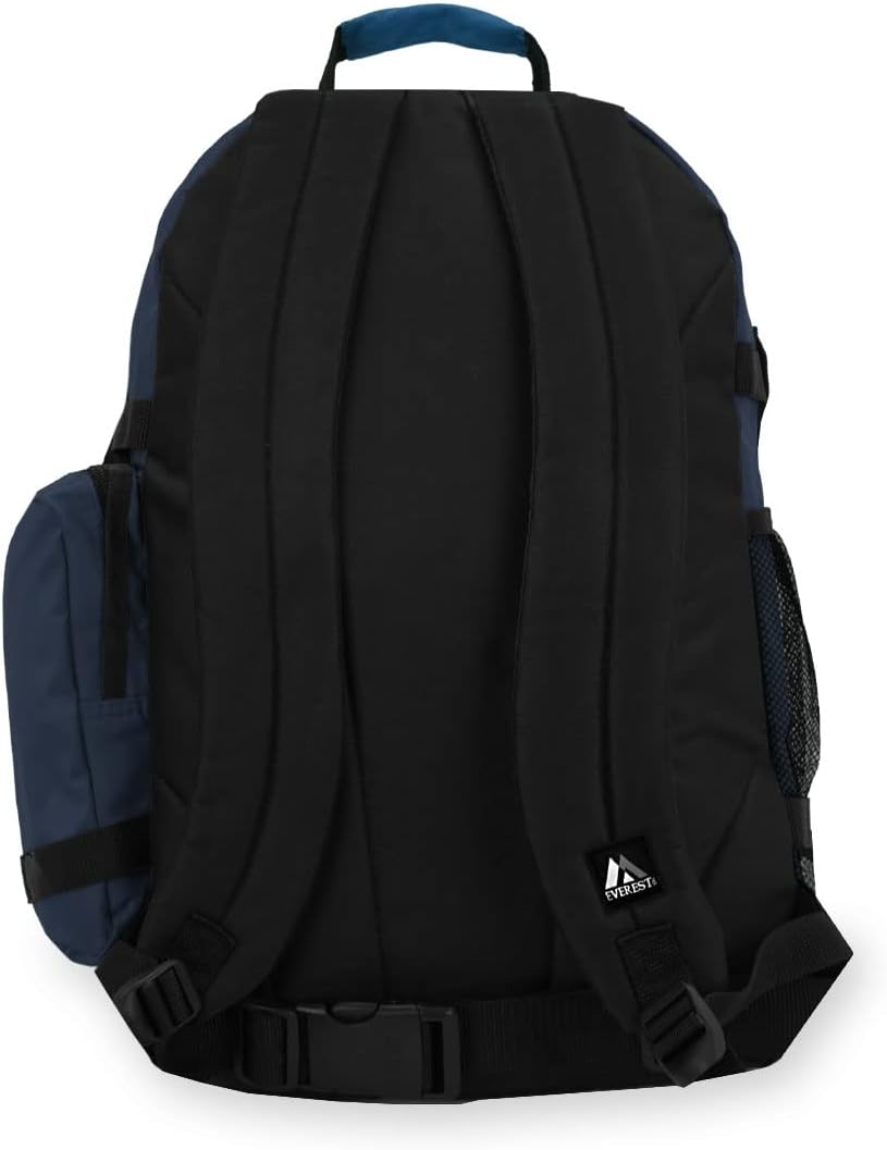 Everest Oversize Deluxe Backpack, Olive/Black, One Size