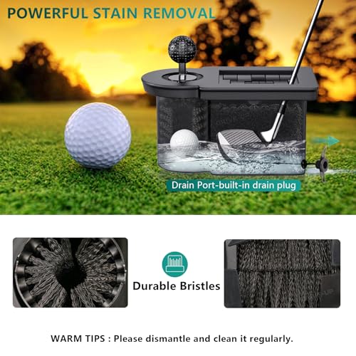 Golf Ball and Club Washer Kit for Club Car Precedent Onward Tempo Electric Gas Carts