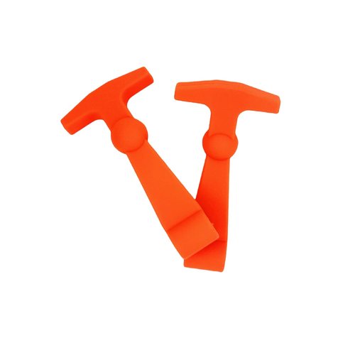 Nicoc 2 Pcs Cooler Latches Replacement for Rtic Yeti, Replacement Lid Latches Cooler Accessories Compatible with Yeti, Durable Easy to Install Cooler Replacement Parts (Orange)