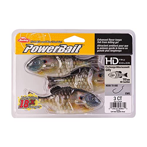 Artificial Soft Plastic Fishing Bait - Gilly 110mm HD Sunfish