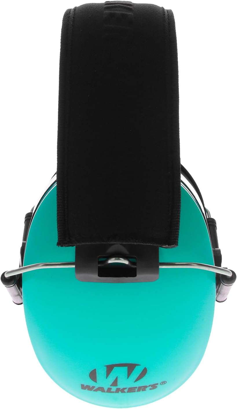 Walker's Dual Colored Passive Muff - Compact Folding Lightweight 26dB NRR Hunting Gun Range Shooting Hearing Protection Muff