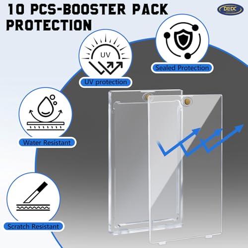 Collector Pack 10pcs Card Holder UV Magnetic Case for Trading Cards