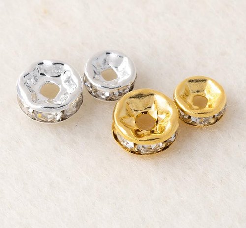 KTGCOZS Pack of 100 Fishing Copper Beads Fishing Wedding Spinner Rig Making Supplies Walleye DIY