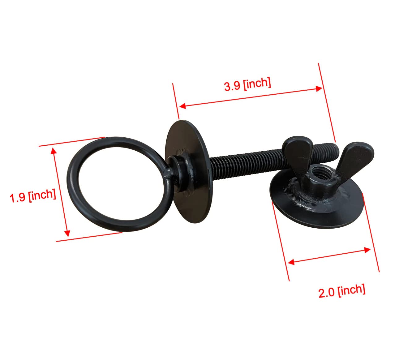 SIMPLYHARDWARE PowerRing | O-Ring Attachment for Power Rack | 2 in 1 Package | Resistance Band Attachment (2)
