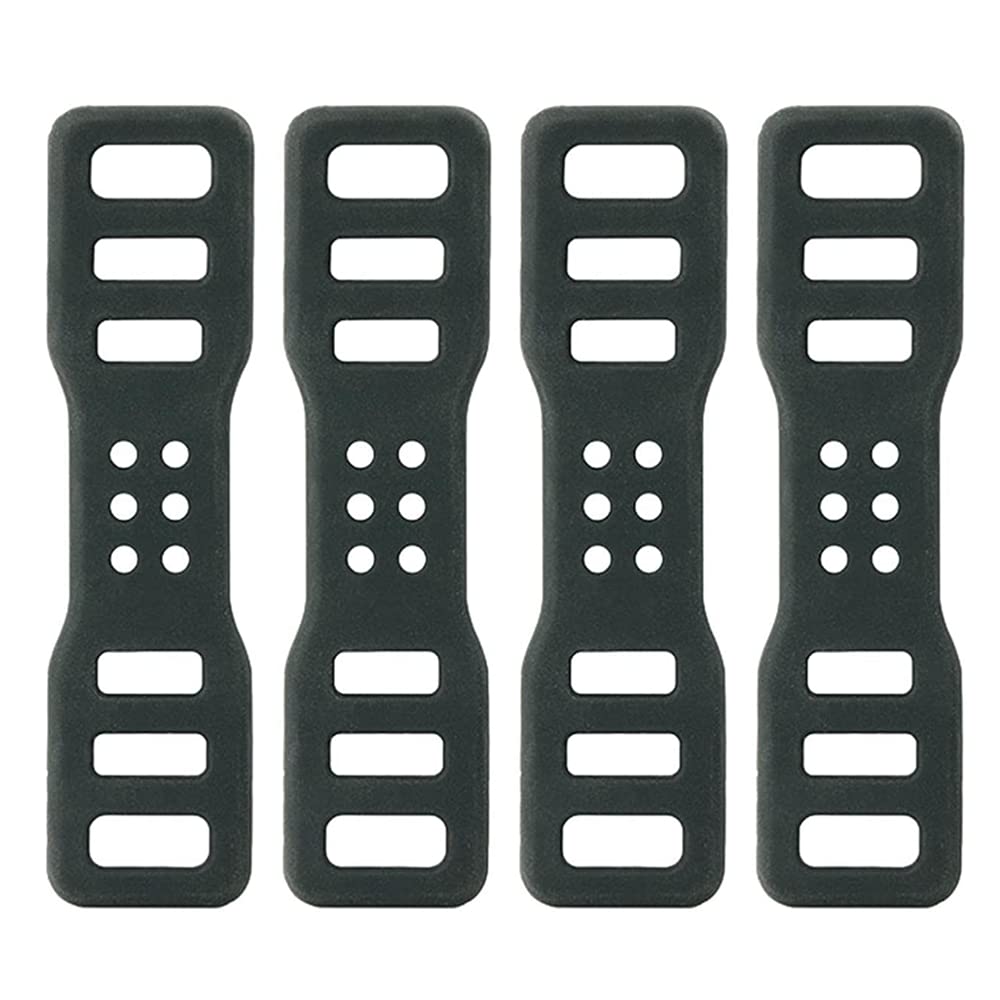 YTRUOYI 4 Pcs Bike Silicone Band, Cycling Bicycle Rubber Straps,Silicone Mount Band for Flashlights Cell Phones Speaker Lights Holder Bicycle Handlebar Bicycle Light Sets