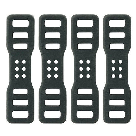 YTRUOYI 4 Pcs Bike Silicone Band, Cycling Bicycle Rubber Straps,Silicone Mount Band for Flashlights Cell Phones Speaker Lights Holder Bicycle Handlebar Bicycle Light Sets