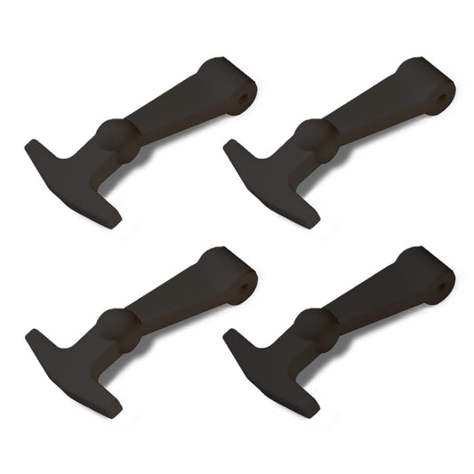 Fanshuge 4Pack Cooler Latches Replacement for Yeti, RTIC Related Coolers,Premium Durable Rubber T- Latches Compatible with Yeti, RTIC Cooler Accessories