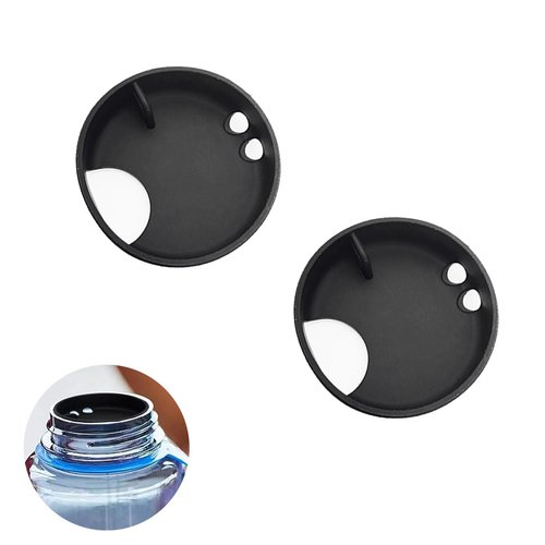 Leewoth 2Pcs Silicone Splashguard for Nalgene 32 oz Wide Mouth Water Bottle Accessories with Drinking Spout and Ventilation Holes