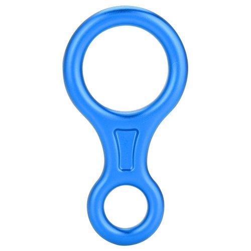 Sunicon Climbing Rescue Figure 8 Descender, 35kN Large Bent-Ear Rigging Plate Heavy Duty and High Strength Rappel Device Equipment for Rappelling Belaying Tree Climbing Aerial Silks Rigging