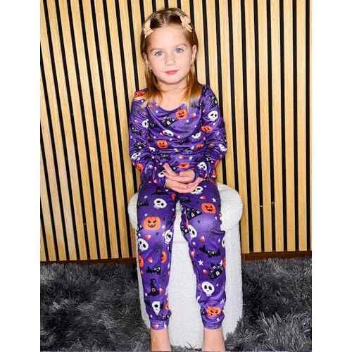 Arshiner Thermal Underwear for Kids Long Johns Girls Base Layer Top and Bottom Set