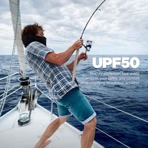 Fuinloth Balaclava Ski Mask, Motorcycle UV Protector Scarf, Summer Cooling Neck Gaiter for Men/Women